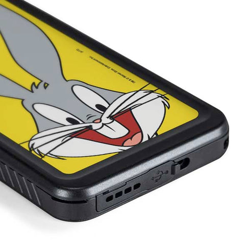 Looney Tunes Bugs Bunny Zoomed In Galaxy S24 Plus Waterproof Case