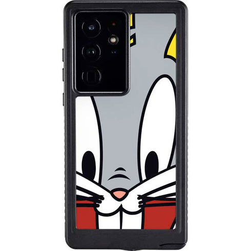 Looney Tunes Bugs Bunny Zoomed In Galaxy S24 Ultra Waterproof Case