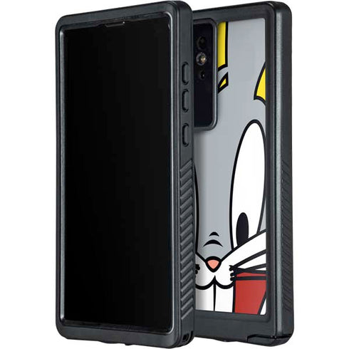 Looney Tunes Bugs Bunny Zoomed In Galaxy S24 Ultra Waterproof Case