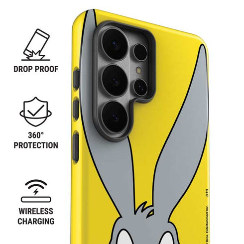 Looney Tunes Bugs Bunny Zoomed In Galaxy S26 Ultra Impact Case