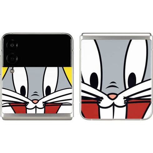 Looney Tunes Bugs Bunny Zoomed In Galaxy Z Flip3 5G Skin