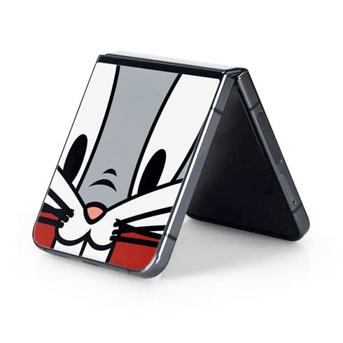 Looney Tunes Bugs Bunny Zoomed In Galaxy Z Flip5 5G Skin