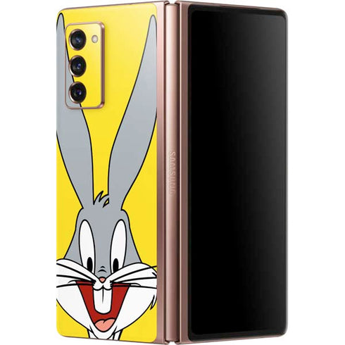 Looney Tunes Bugs Bunny Zoomed In Galaxy Z Fold2 5G Skin