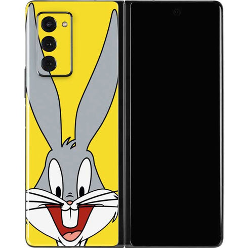 Looney Tunes Bugs Bunny Zoomed In Galaxy Z Fold2 5G Skin