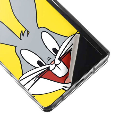 Looney Tunes Bugs Bunny Zoomed In Galaxy Z Fold2 5G Skin