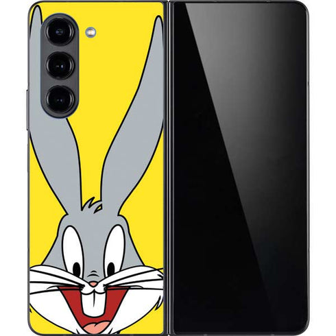 Looney Tunes Bugs Bunny Zoomed In Galaxy Z Fold5 5G Skin