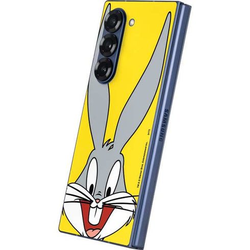Looney Tunes Bugs Bunny Zoomed In Galaxy Z Fold6 Skin