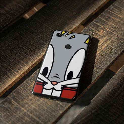 Looney Tunes Bugs Bunny Zoomed In Google Pixel 3 Skin