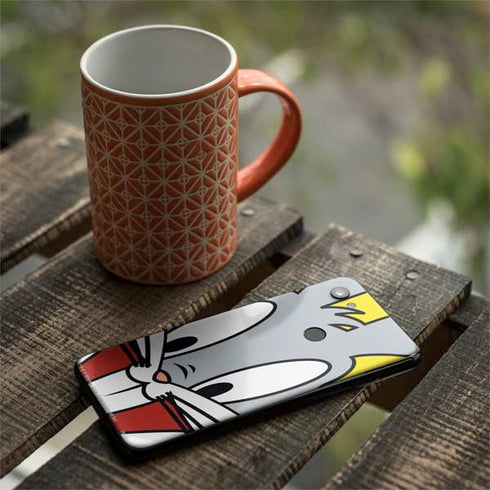 Looney Tunes Bugs Bunny Zoomed In Google Pixel 3a Skin