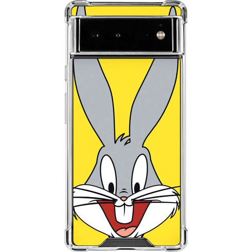 Looney Tunes Bugs Bunny Zoomed In Google Pixel 6 Clear Case