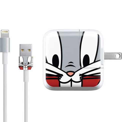 Looney Tunes Bugs Bunny Zoomed In iPad Charger (10W USB) Skin