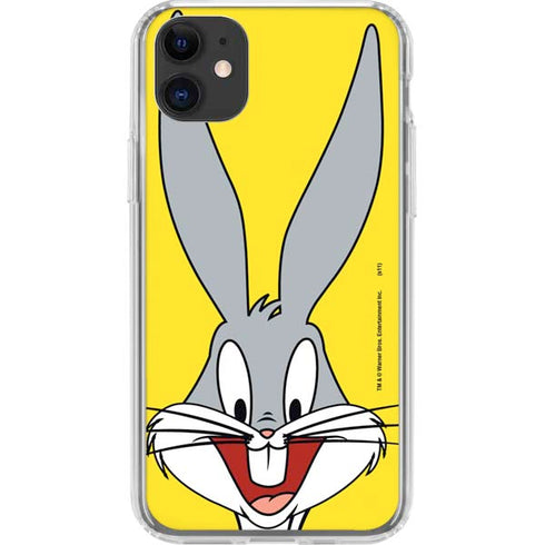 Looney Tunes Bugs Bunny Zoomed In iPhone 11 Clear Case