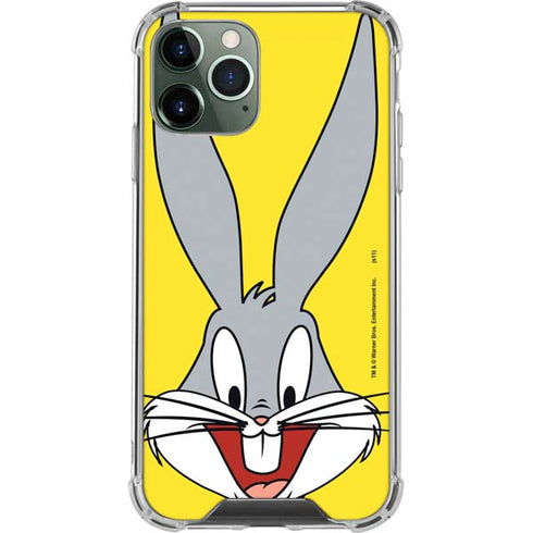 Looney Tunes Bugs Bunny Zoomed In iPhone 11 Pro Max Clear Case