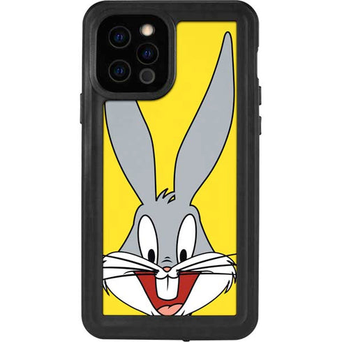 Looney Tunes Bugs Bunny Zoomed In iPhone 12 Pro Waterproof Case