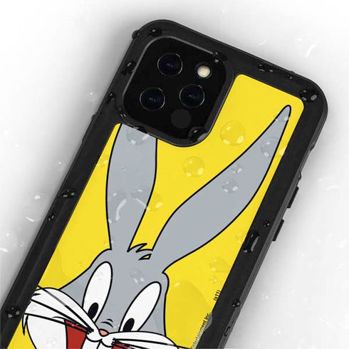 Looney Tunes Bugs Bunny Zoomed In iPhone 12 Pro Waterproof Case