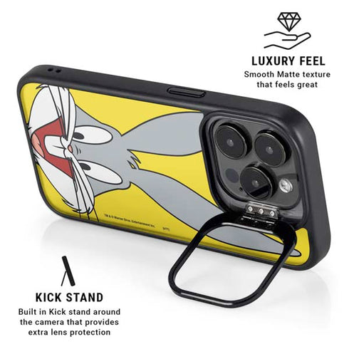 Looney Tunes Bugs Bunny Zoomed In iPhone 13 Pro Kickstand Case