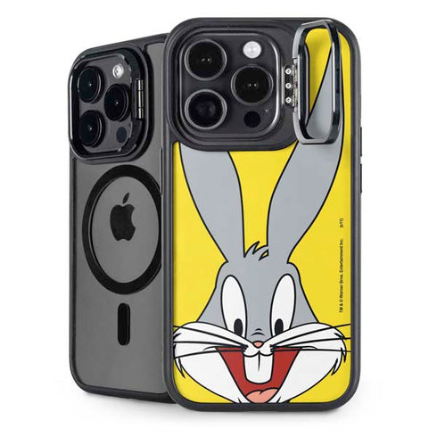 Looney Tunes Bugs Bunny Zoomed In iPhone 14 Pro Kickstand Case