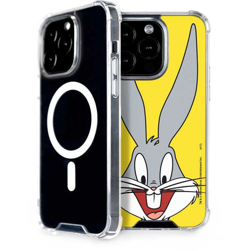 Looney Tunes Bugs Bunny Zoomed In iPhone 15 Pro MagSafe Case
