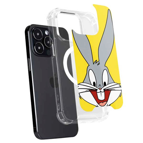 Looney Tunes Bugs Bunny Zoomed In iPhone 15 Pro MagSafe Case