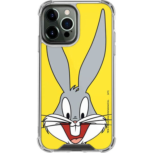 Looney Tunes Bugs Bunny Zoomed In iPhone 14 Pro Max Clear Case