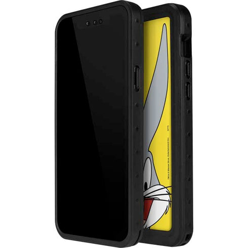 Looney Tunes Bugs Bunny Zoomed In iPhone 15 Plus Waterproof Case