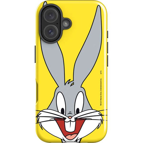 Looney Tunes Bugs Bunny Zoomed In iPhone 16 Impact Case