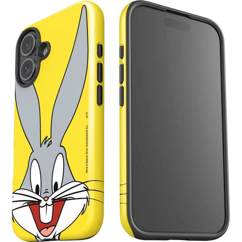Looney Tunes Bugs Bunny Zoomed In iPhone 16 Plus Impact Case