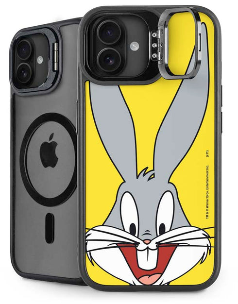 Looney Tunes Bugs Bunny Zoomed In iPhone 16 Plus Kickstand Case