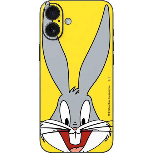 Looney Tunes Bugs Bunny Zoomed In iPhone 16 Plus Skin