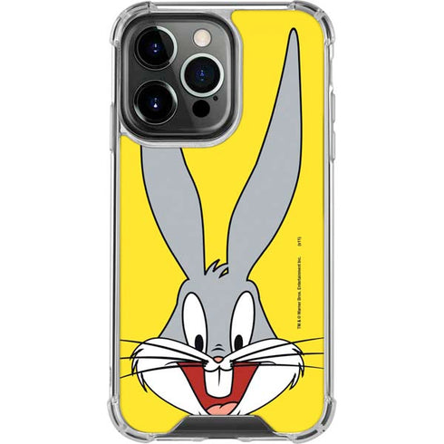 Looney Tunes Bugs Bunny Zoomed In iPhone 16 Pro Clear Case