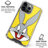 Looney Tunes Bugs Bunny Zoomed In iPhone 16 Pro Max Clear Case