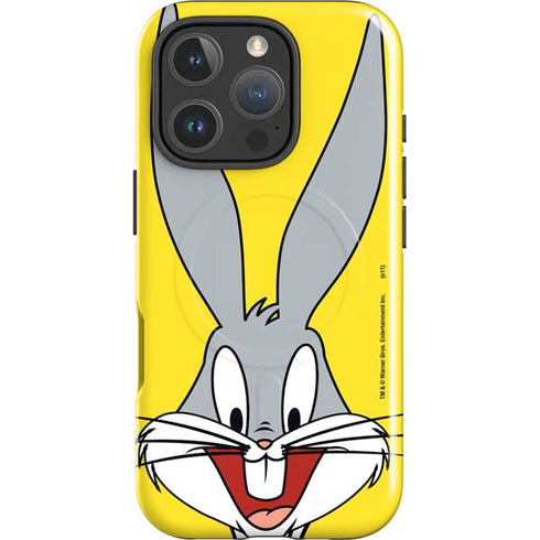 Looney Tunes Bugs Bunny Zoomed In iPhone 16 Pro Max Magsafe Impact Case