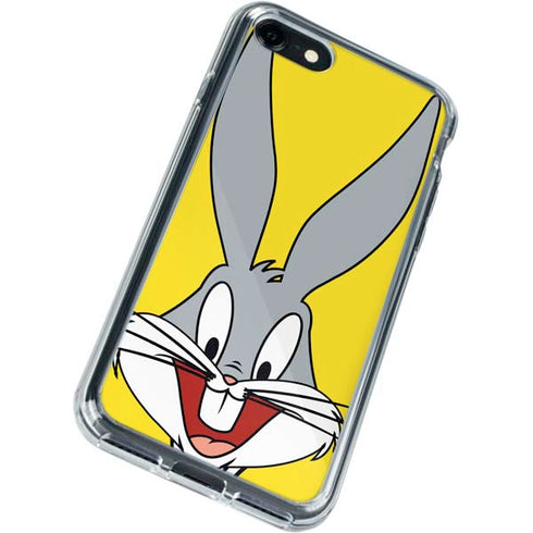 Looney Tunes Bugs Bunny Zoomed In iPhone SE (2nd & 3rd Gen) Clear Case