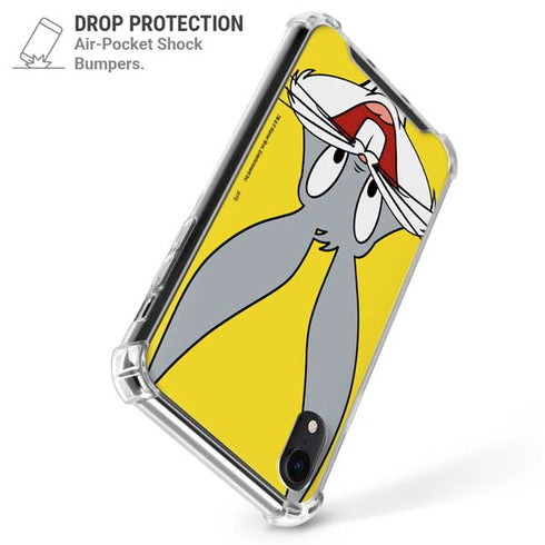 Looney Tunes Bugs Bunny Zoomed In iPhone XR Clear Case