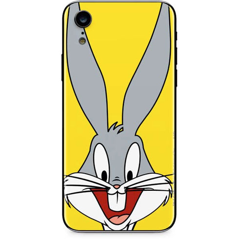 Looney Tunes Bugs Bunny Zoomed In iPhone XR Skin