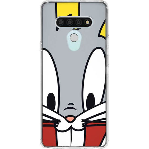 Looney Tunes Bugs Bunny Zoomed In LG Stylo 6 Clear Case