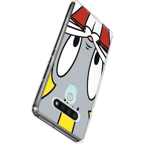 Looney Tunes Bugs Bunny Zoomed In LG Stylo 6 Clear Case