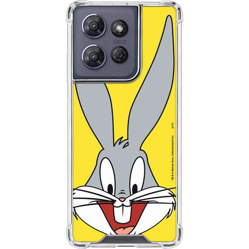 Looney Tunes Bugs Bunny Zoomed In Moto G Play 5G (2025) Clear Case