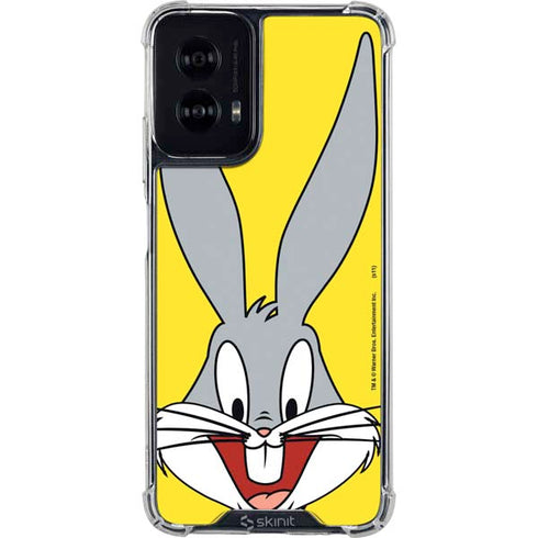 Looney Tunes Bugs Bunny Zoomed In Moto G Power 5G (2024) Clear Case