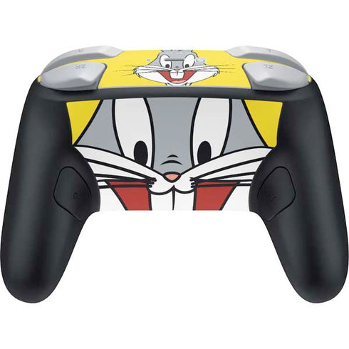 Looney Tunes Bugs Bunny Zoomed In Nintendo Switch 2 (2025) Pro Controller Skin