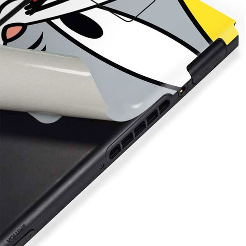 Looney Tunes Bugs Bunny Zoomed In Nintendo Switch Bundle Skin