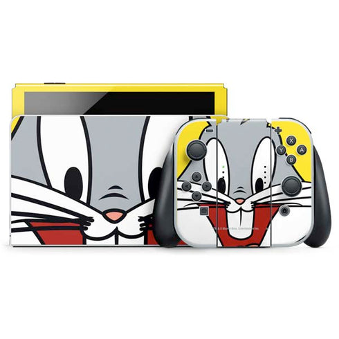 Looney Tunes Bugs Bunny Zoomed In Nintendo Skins