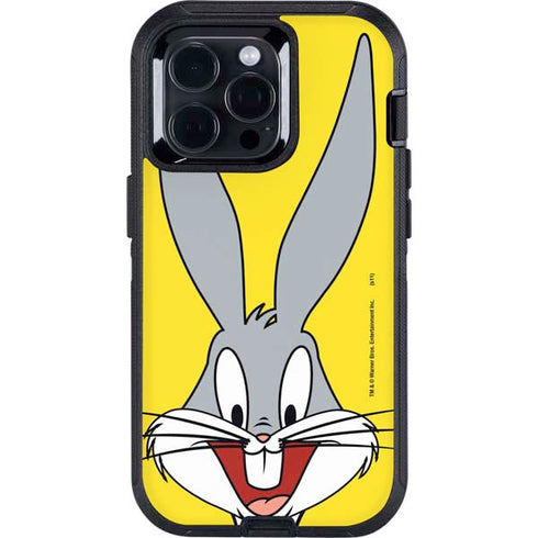 Looney Tunes Bugs Bunny Zoomed In Otterbox Defender iPhone Skin