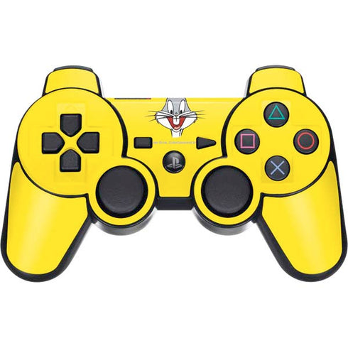 Looney Tunes Bugs Bunny Zoomed In PS3 Dual Shock wireless controller Skin