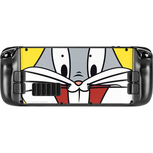 Looney Tunes Bugs Bunny Zoomed In Steam Deck Handheld Gaming Computer OLED Skin