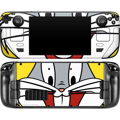 Looney Tunes Bugs Bunny Zoomed In Steam Deck Handheld Gaming Computer Skin