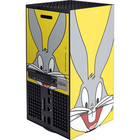 Looney Tunes Bugs Bunny Zoomed In Xbox Series X Console Skin