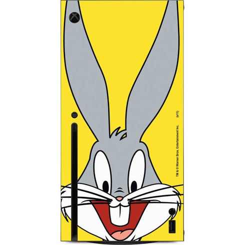 Looney Tunes Bugs Bunny Zoomed In Xbox Series X Console Skin