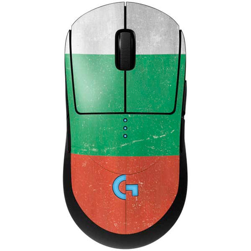 Bulgarian Flag Distressed G Pro Wireless Gaming Mouse Skin