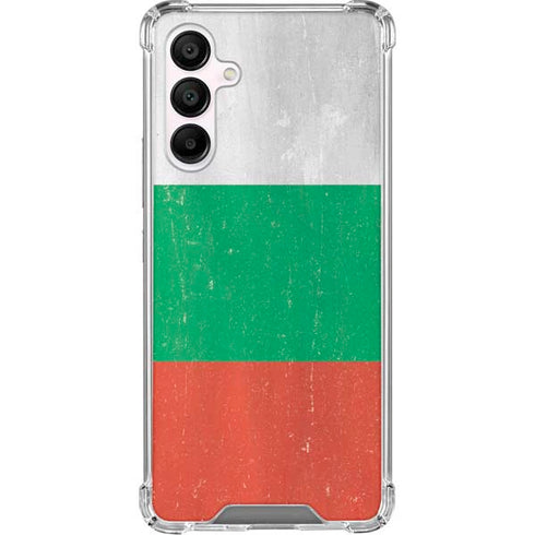 Bulgarian Flag Distressed Galaxy A16 5G Clear Case